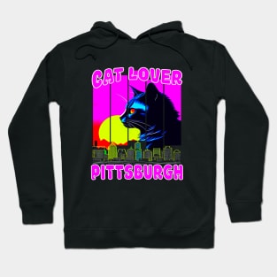 Cat Lover PIttsburgh Pennsylvania Home Pride Hoodie